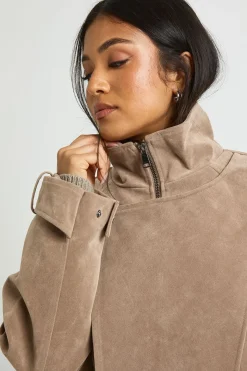 Veste Col Montant En Synthétique Petite