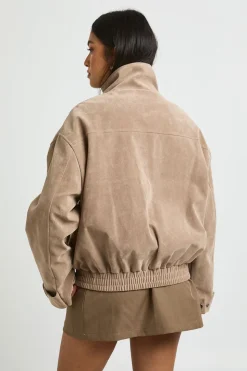 Veste Col Montant En Synthétique Petite