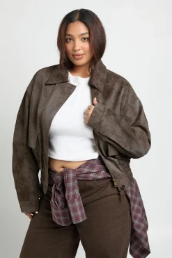 boohoo Veste à col Plus<Femme Vestes & Manteaux