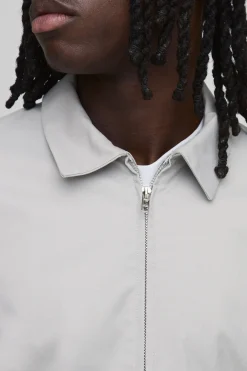 boohooMAN Veste Coordonnée Ajustée Coupe Régulière À Col Zippé<Homme Ensembles