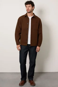 Burton Veste Courte Aspect Laine<Homme Manteaux Et Vestes