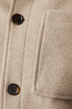 Burton Veste Courte Aspect Laine<Homme Manteaux Et Vestes