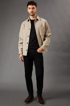 Burton Veste Courte Aspect Laine<Homme Manteaux Et Vestes