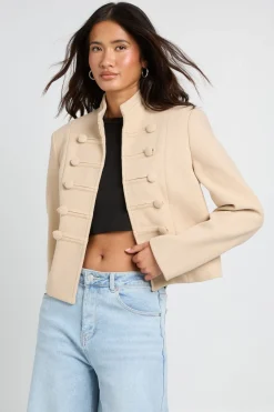 boohoo Veste Courte Militaire<Femme Vestes & Manteaux