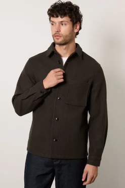 Burton Veste Courte Aspect Laine<Homme Manteaux Et Vestes