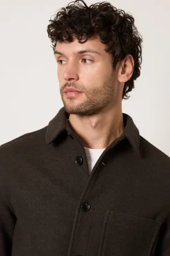 Burton Veste Courte Aspect Laine<Homme Manteaux Et Vestes
