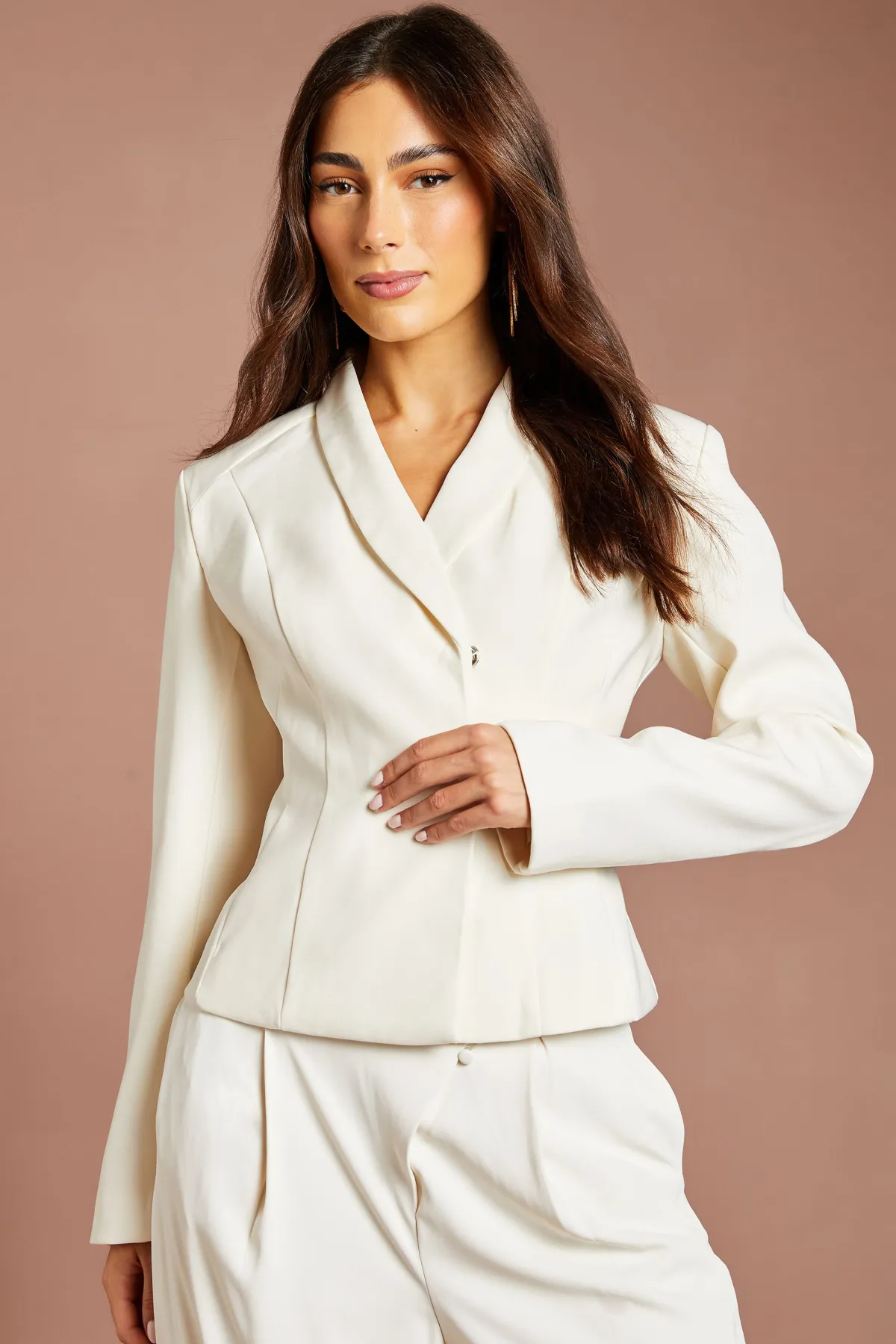 Coast Veste Croisée À Découpes Princesse<Femme Tailleurs|Blazers