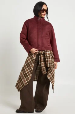 Veste d'aviateur en synthétique