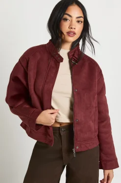 Veste d'aviateur en synthétique