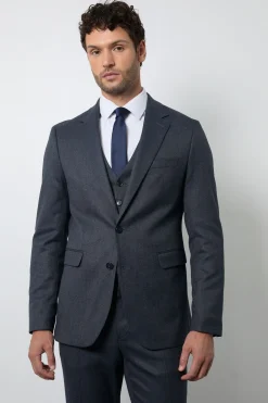 Burton Veste De Costume Ajustée Fil À Fil<Homme Costumes Et Tenues Formelles
