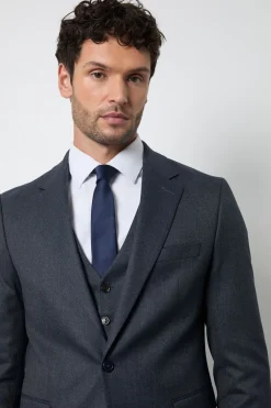 Burton Veste De Costume Ajustée Fil À Fil<Homme Costumes Et Tenues Formelles