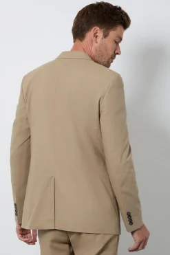 Burton Veste De Costume Ajustée En Lin Foncé<Homme Costumes Et Tenues Formelles
