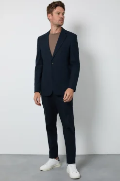 Burton Veste De Costume Ajustée En Lin<Homme Costumes Et Tenues Formelles