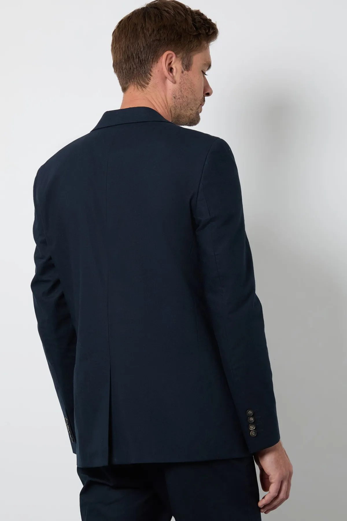 Burton Veste De Costume Ajustée En Lin<Homme Costumes Et Tenues Formelles