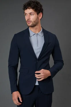 Burton Veste de Costume Ajustée Extensible<Homme Costumes Et Tenues Formelles