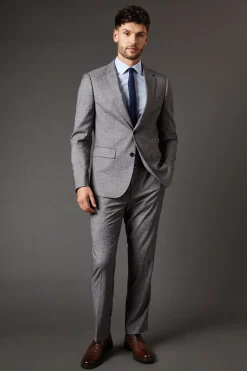 Burton Veste de Costume Ajustée Peau de Requin<Homme Costumes Et Tenues Formelles