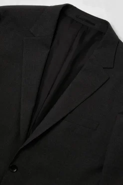 Veste De Costume Anthracite Coupe Ajustée