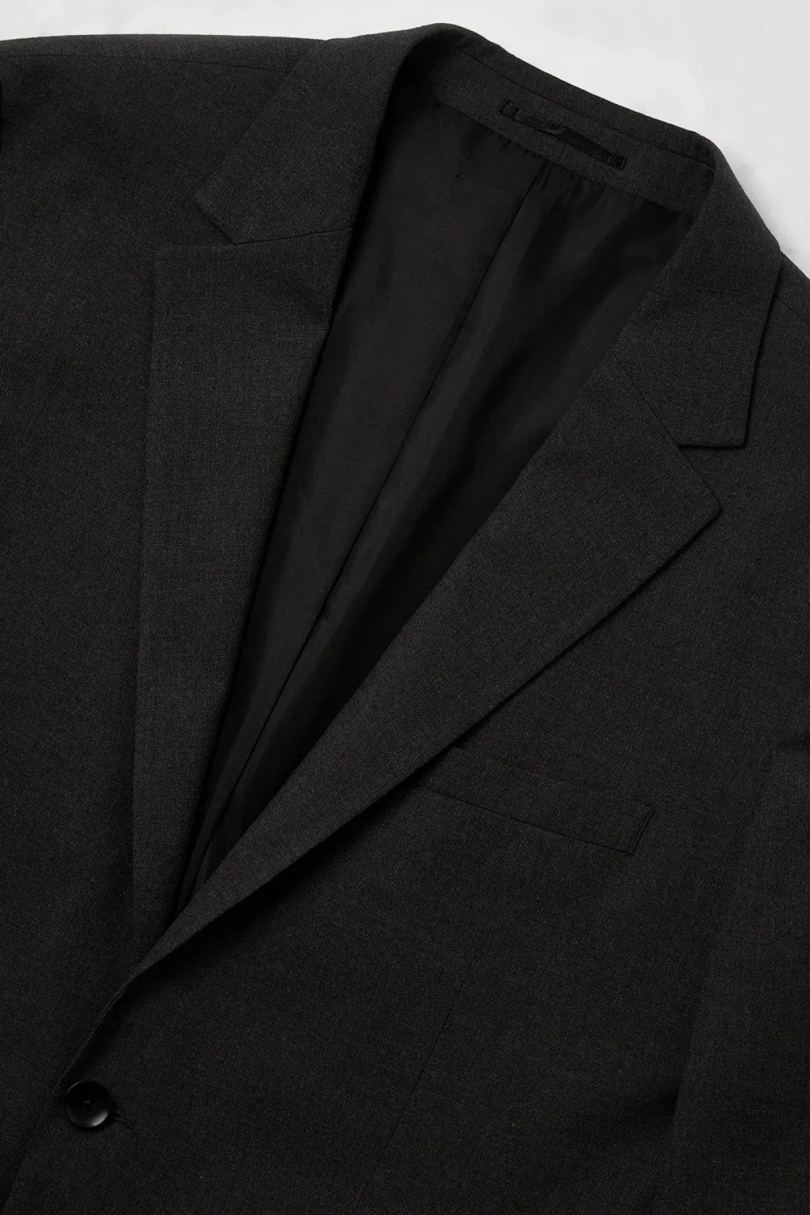 Veste De Costume Anthracite Coupe Ajustée