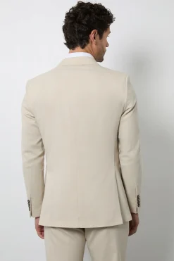 Burton Veste De Costume Beige Coupe Ajustée<Homme Costumes Et Tenues Formelles