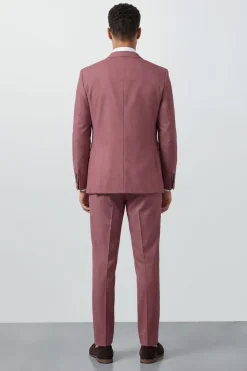 Burton Veste De Costume Cintrée Rose<Homme Costumes Et Tenues Formelles