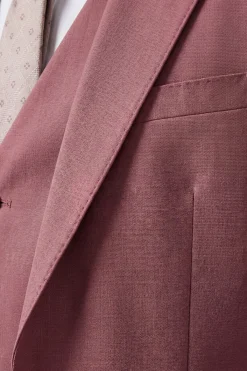 Burton Veste De Costume Cintrée Rose<Homme Costumes Et Tenues Formelles