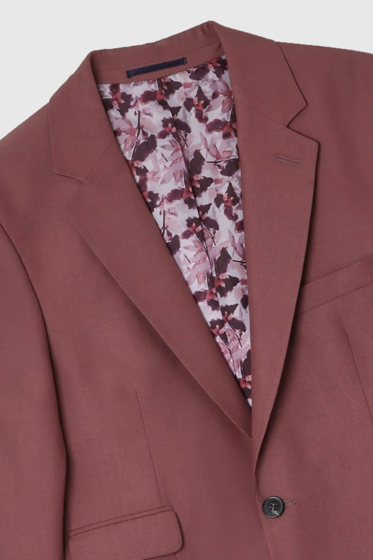 Burton Veste De Costume Cintrée Rose<Homme Costumes Et Tenues Formelles