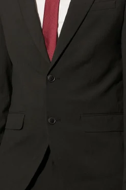 Veste de costume cintrée à simple boutonnage