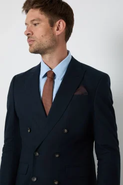 Burton Veste De Costume Croisée En Lin<Homme Costumes Et Tenues Formelles
