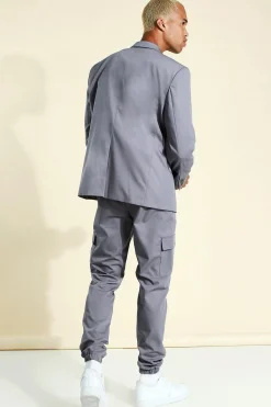 Veste de Costume Croisée Oversize