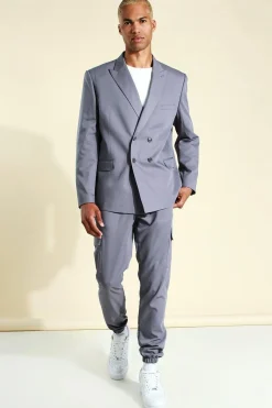 Veste de Costume Croisée Oversize