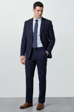 Veste De Costume Essentielle Bleu Marine Grande Taille & Grande Stature