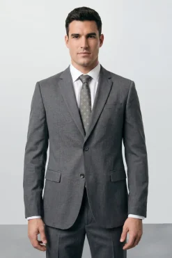 Veste De Costume Essentielle Gris Moyen Grande Taille & Tall