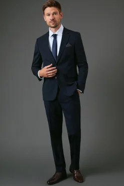 Veste de Costume Essentielle Coupe Slim Marine