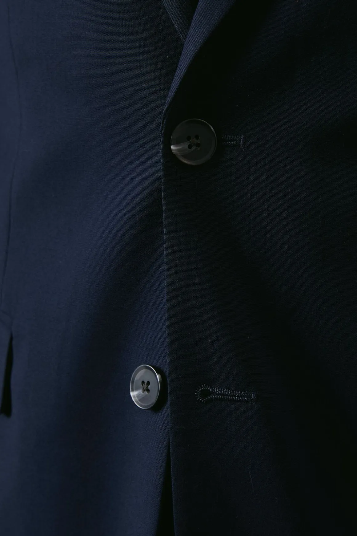 Veste de Costume Essentielle Ajustée Marine