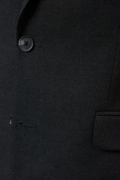 Veste de Costume Essentielle Coupe Slim Anthracite
