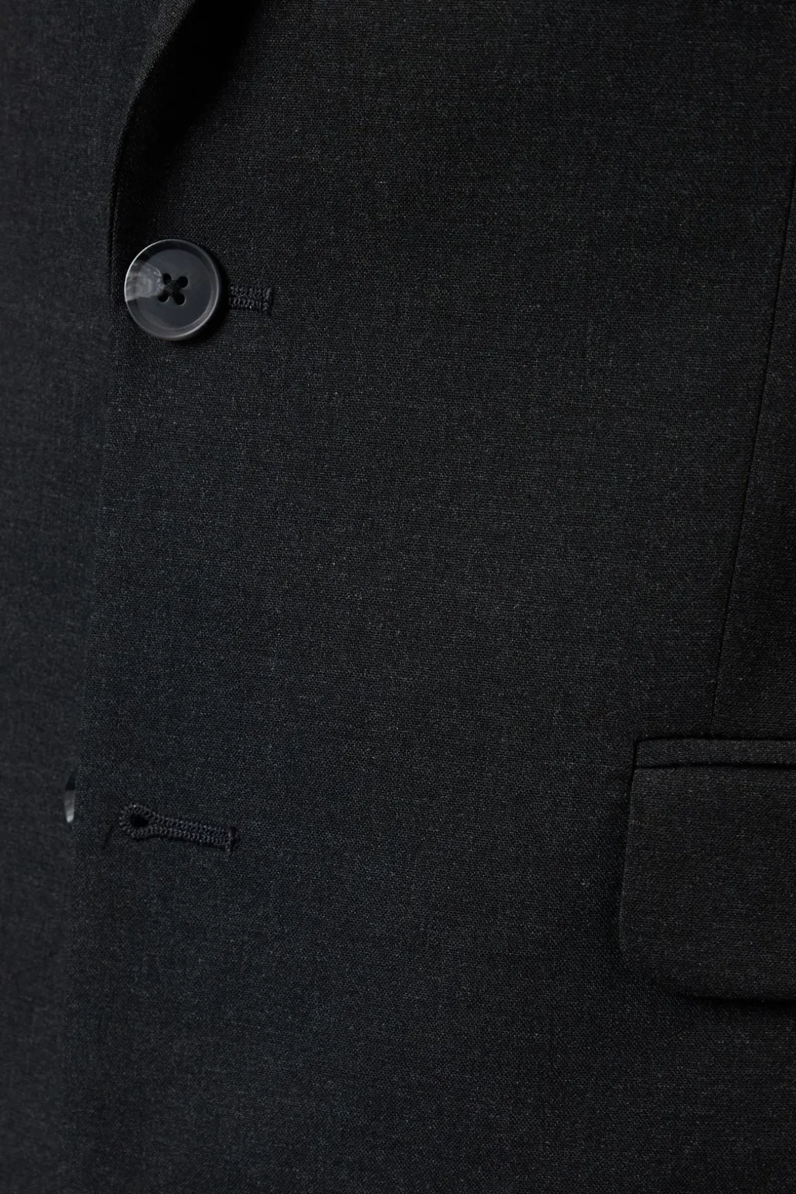 Veste de Costume Essentielle Coupe Slim Anthracite
