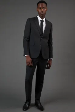 Veste de Costume Essentielle Coupe Slim Anthracite