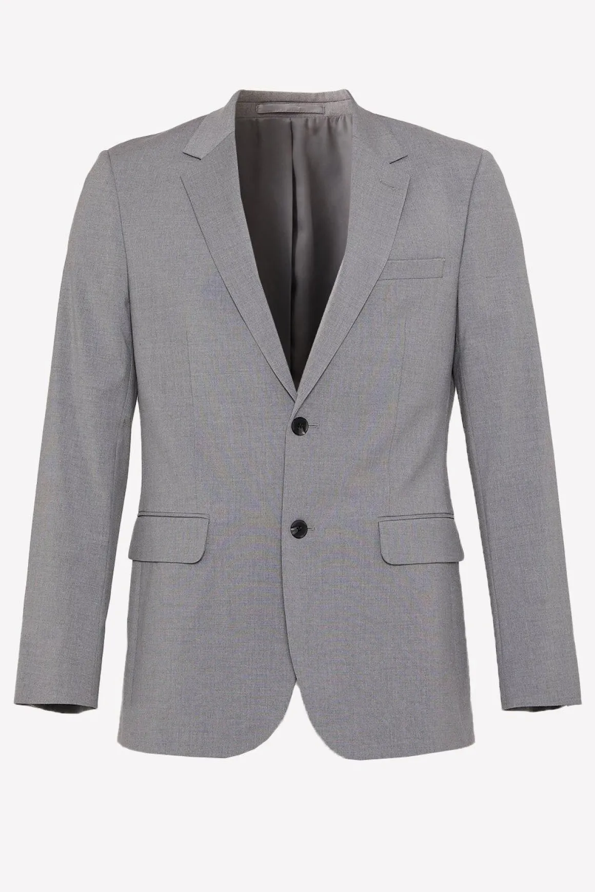 Veste de Costume Essentielle Coupe Ajustée Gris Clair