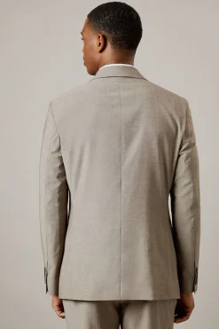 Burton Veste de Costume Marron Clair Coupe Ajustée<Homme Costumes Et Tenues Formelles