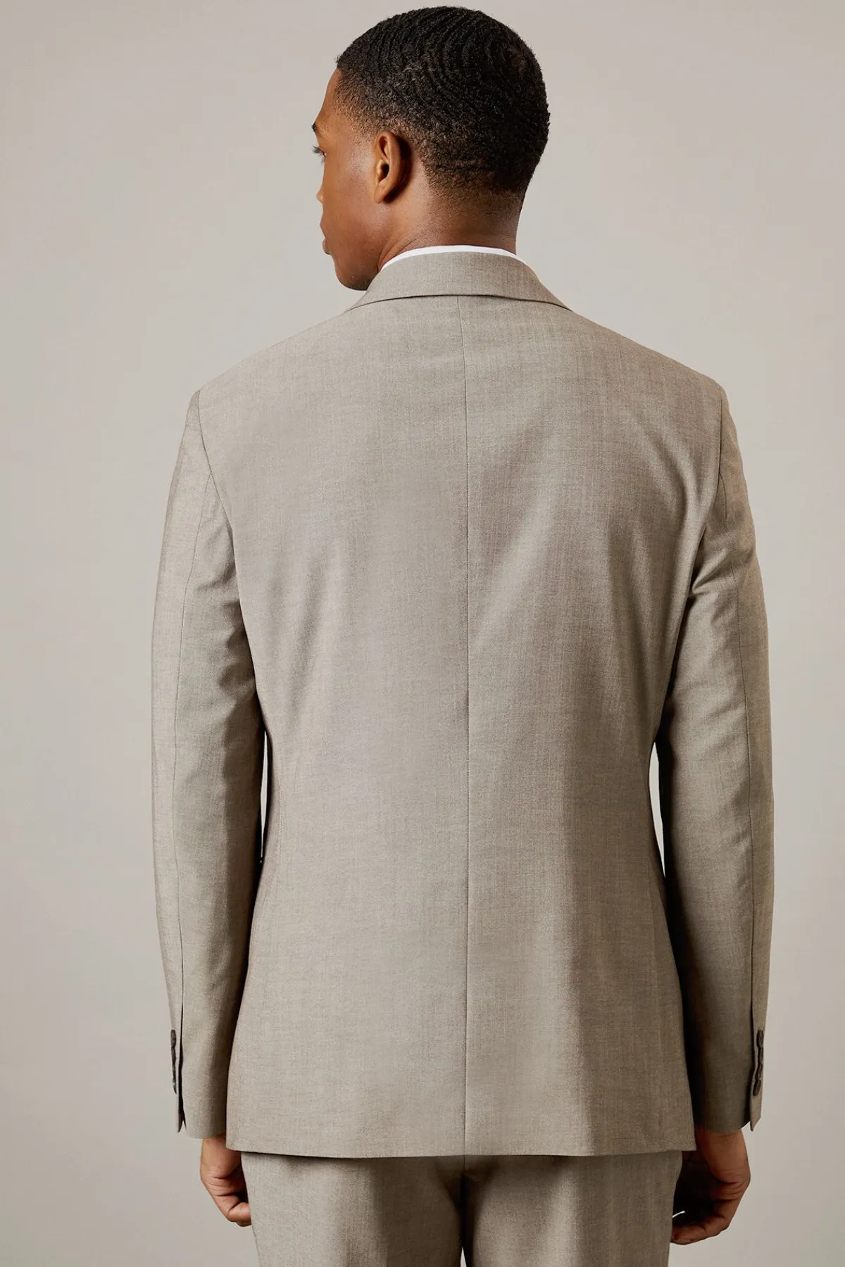Burton Veste de Costume Marron Clair Coupe Ajustée<Homme Costumes Et Tenues Formelles