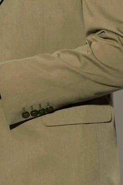 Veste de costume oversize, carrée, à simple boutonnage