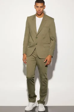 Veste de costume oversize, carrée, à simple boutonnage