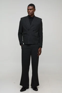 boohooMAN Veste de costume à rayures fines surdimensionnée et carrée<Homme Costumes Et Tenues Formelles