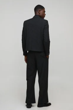 boohooMAN Veste de costume à rayures fines surdimensionnée et carrée<Homme Costumes Et Tenues Formelles