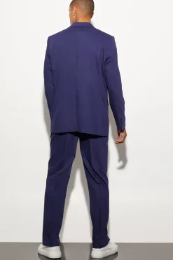 Veste de costume à simple boutonnage, coupe décontractée