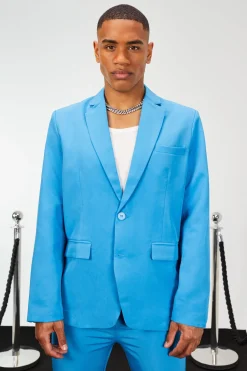 Veste de costume à simple boutonnage surdimensionnée