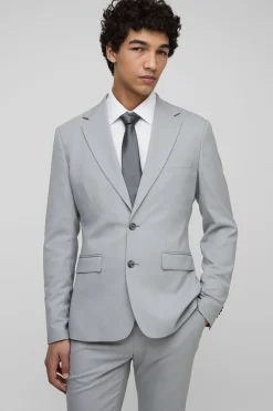 boohooMAN Veste de costume skinny à simple boutonnage<Homme Costumes Et Tenues Formelles