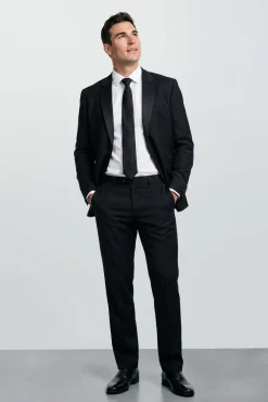 Veste De Costume Smoking Essentielle Noire Grande Taille & Tall