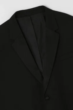 Veste De Costume Smoking Essentielle Noire Grande Taille & Tall