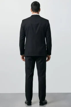 Veste De Costume Smoking Essentielle Noire Grande Taille & Tall
